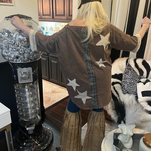 Peace and Stars Appliqué tunic New Soring 2024 Oli & Hali - Picture 2 of 2